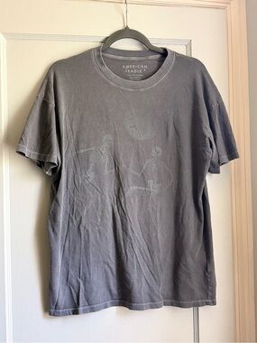Skeleton 💀 Charcoal Gray Graphic Tee